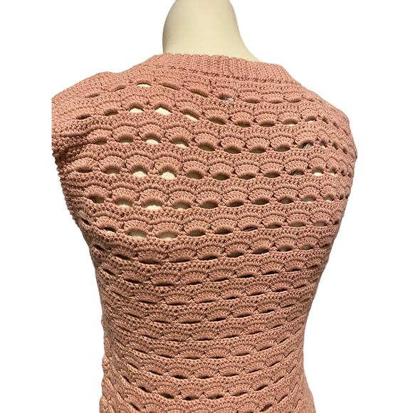Eleven Six Remi Crochet Shift Dress NEW Rosa Pink - Picture 8 of 9